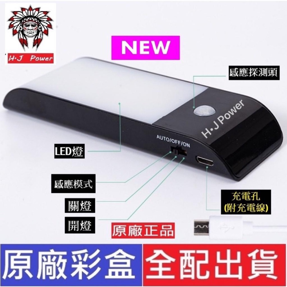 保固兩年 台灣公司貨 可磁鐵吸附 高亮度LED 登山露營手持燈 USB人體感應燈 LED16感應照明 紅外線感應燈 安全-細節圖7