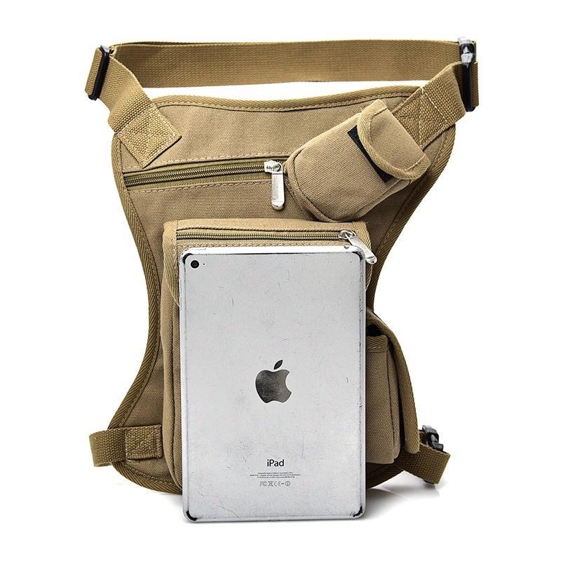 台灣發貨 戶外時尚腿包 多功能胸包 零錢包 側腿包 收納包男腿包野外作戰腰腿包 登山釣魚戰術腿包 漁具包戶外機動工具腰包-細節圖2