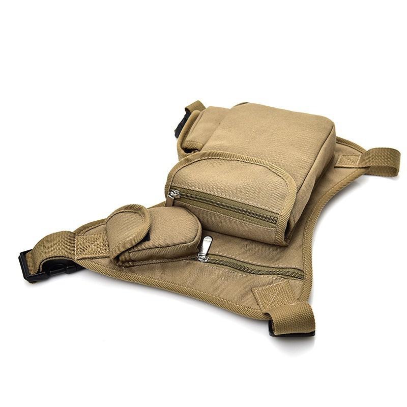 台灣發貨 戶外時尚腿包 多功能胸包 零錢包 側腿包 收納包男腿包野外作戰腰腿包 登山釣魚戰術腿包 漁具包戶外機動工具腰包-細節圖4