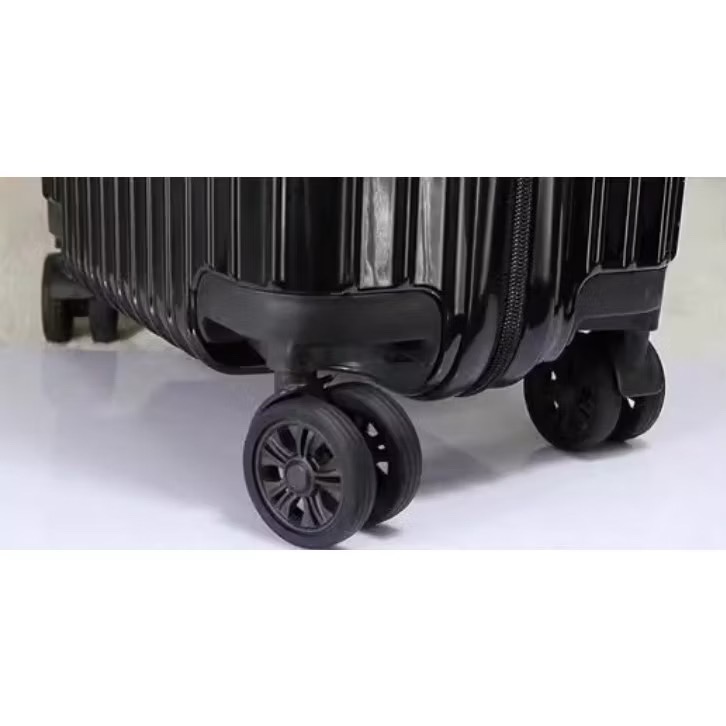 黑色-4顆-行李箱輪子保護，降噪，防刮傷