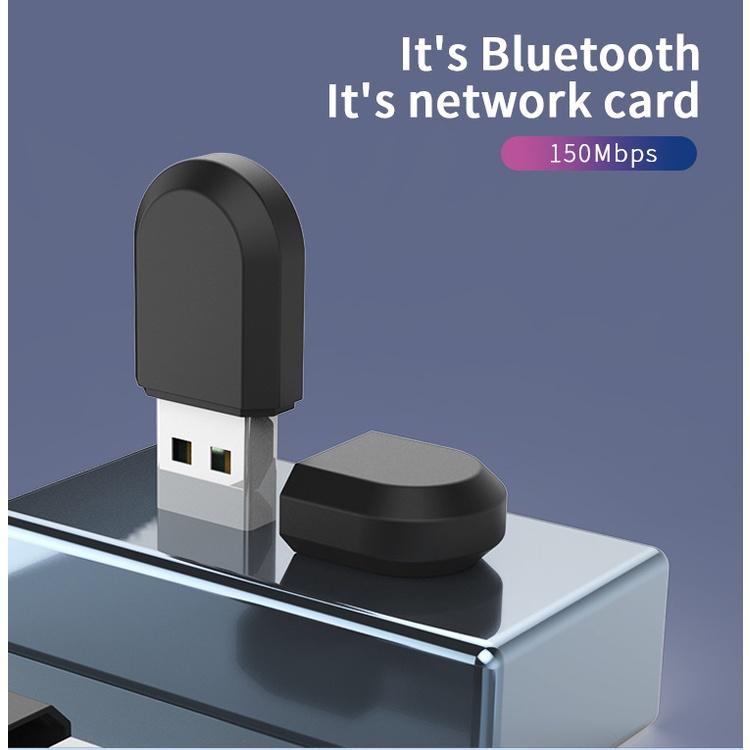 150M無線網路卡/4.2藍芽 二合一 WIFI+藍芽 150M藍牙無線網卡 USB藍牙適配器4.2接收發射器無線接收器-細節圖7