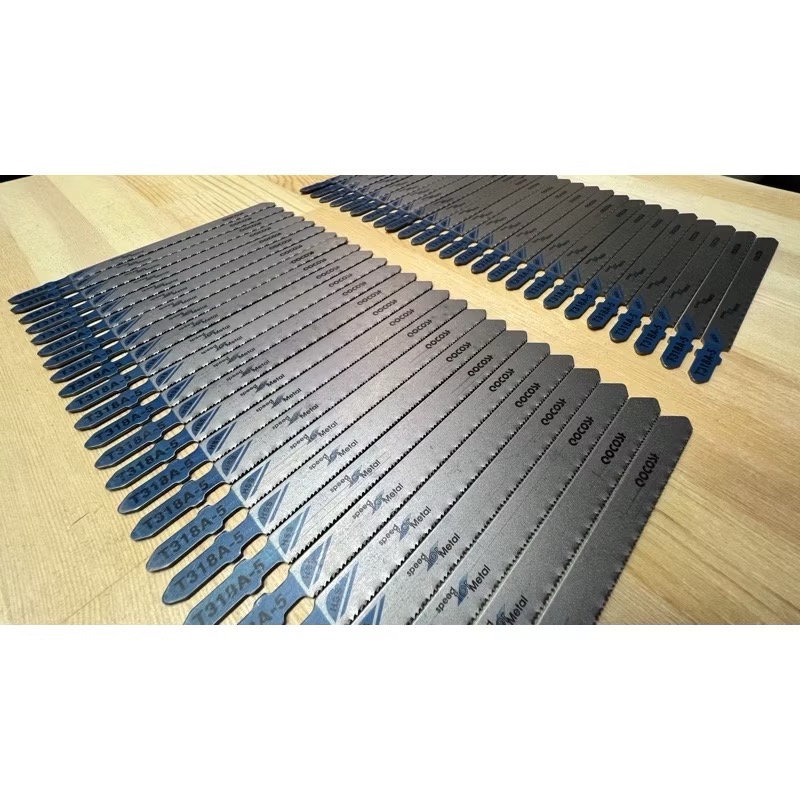 精品線鋸片 木工鋸條金屬鋸條T318A T144D T344D 往復鋸條 替換線鋸片 木頭鋸條 金屬切割 厚薄材質電鋸片-規格圖4