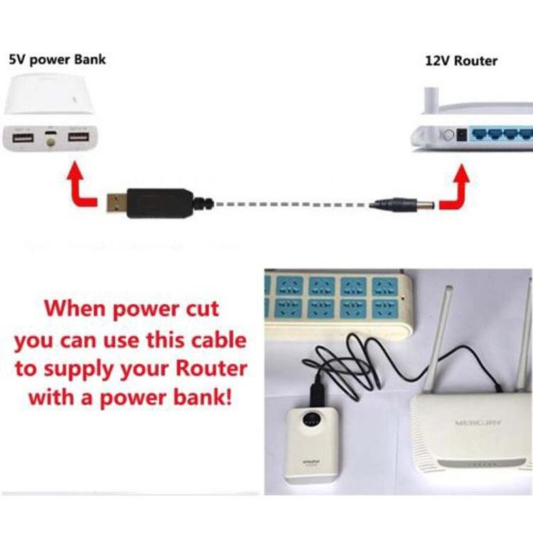 USB 電源線 USB轉 DC5.5*2.1mm 充電線 供電線 圓孔USB 9V 12V升壓線 變壓器 直流升壓線 吉-細節圖2