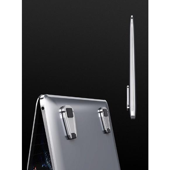 台灣出貨 保固三年穩定筆記本電腦支架 調節支架MacbooK合金筆記本電腦支架桌面散熱平板支架 電腦腳墊增高 底座可折疊-細節圖3