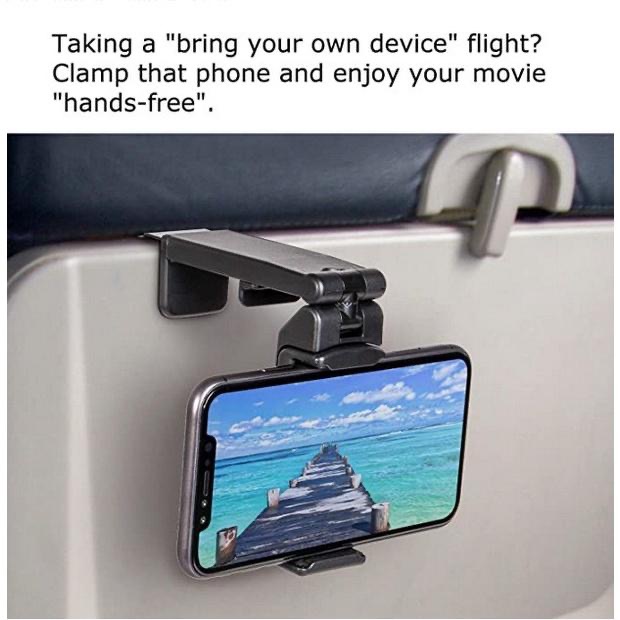 台灣出貨 手機架 手機夾 旅行手機支架 追劇神器 專利外觀 360度旋轉夾具 懶人夾 手機支架 直播架 自拍棒 桌面夾-細節圖4