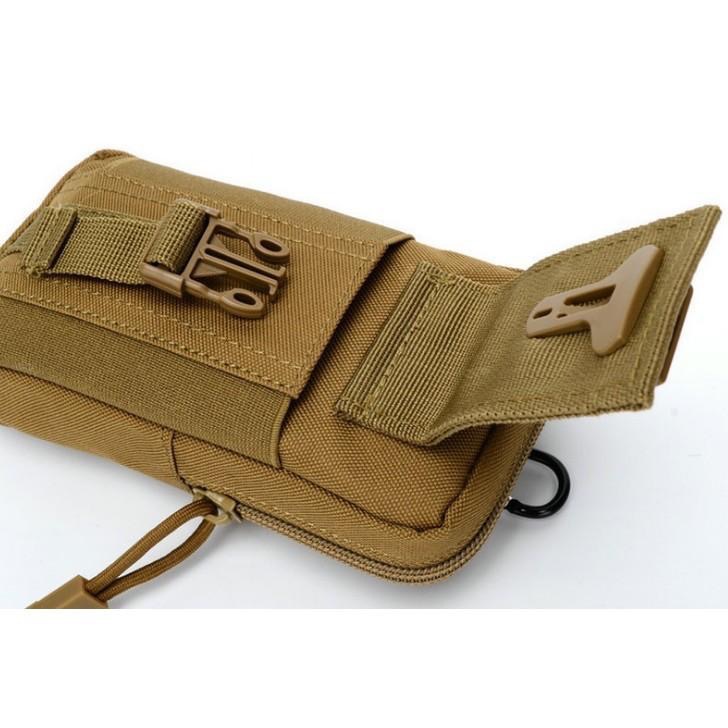 台灣出貨 超耐用防水 腰包 900D尼龍 IPX4 戰術腰包 帆布腰包 7吋手機腰包 手機帆布包 耐磨損防撕裂 皮帶腰包-細節圖5