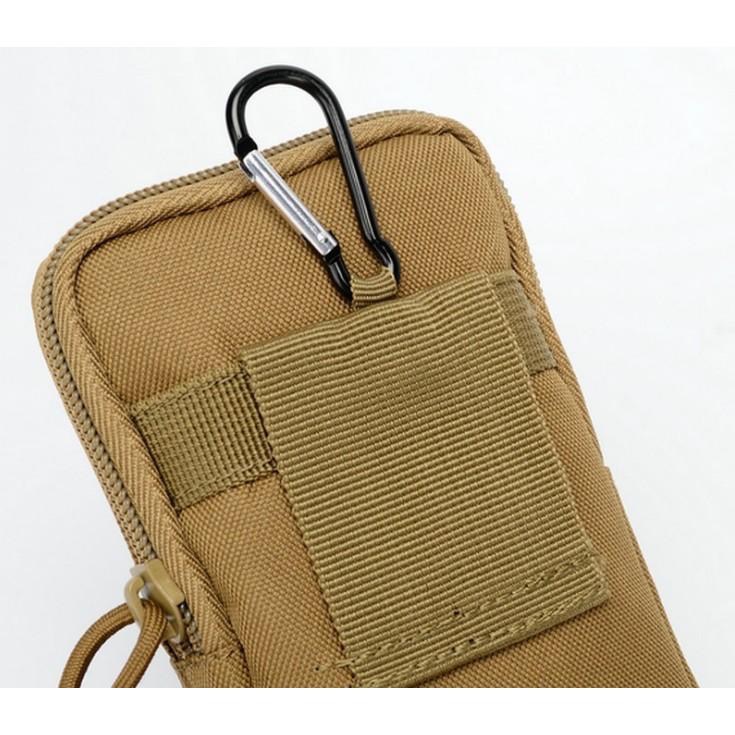 台灣出貨 超耐用防水 腰包 900D尼龍 IPX4 戰術腰包 帆布腰包 7吋手機腰包 手機帆布包 耐磨損防撕裂 皮帶腰包-細節圖6