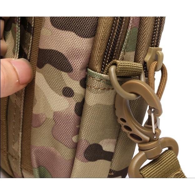 皮帶腰包 戶外腰包 900D尼龍 工作腰包 IPX4防水 戰術腰包 帆布腰包 7吋手機腰包 耐磨損防撕裂 戶外運動腰包-細節圖7