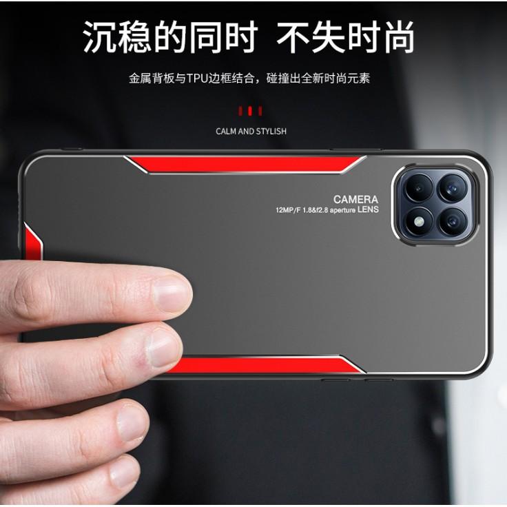 台灣出貨 OPPO Reno5 5G 手機殼 撞色 金屬刀鋒 全包保護套 OPPO Reno4 SE 5G 手機保護套-細節圖6