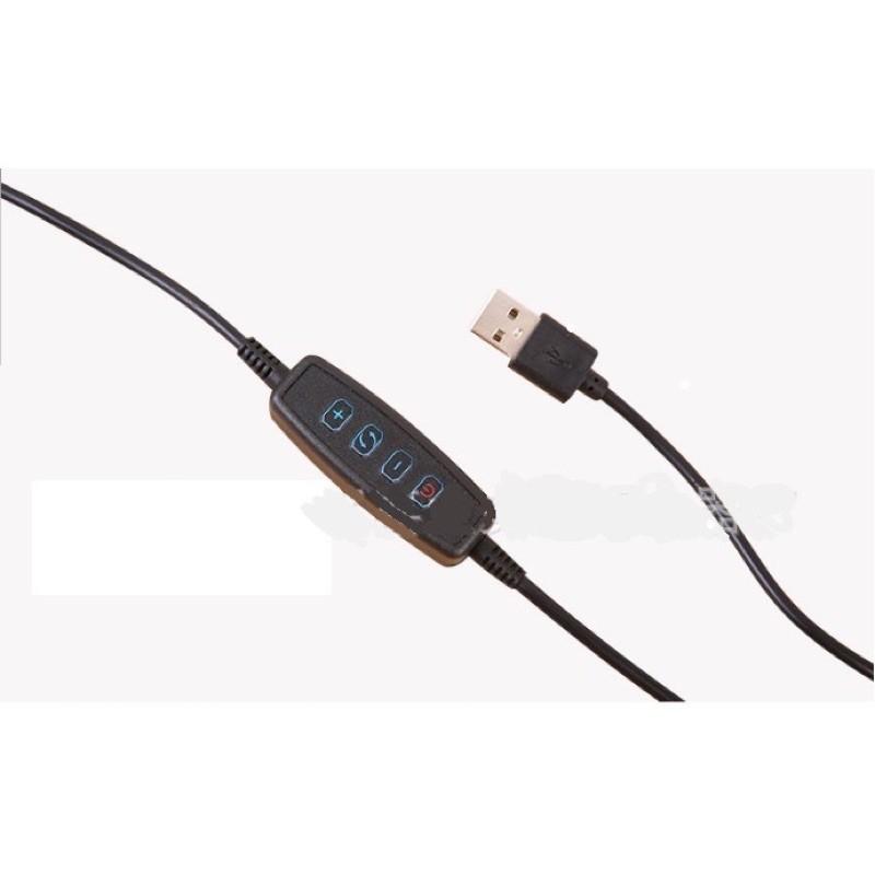 台灣出貨 33段調光 綠色植物盆栽燈 全光譜 全波長 藍光USB LED植物生長燈 植物生長燈 紅藍燈光合作用 可定時-細節圖7