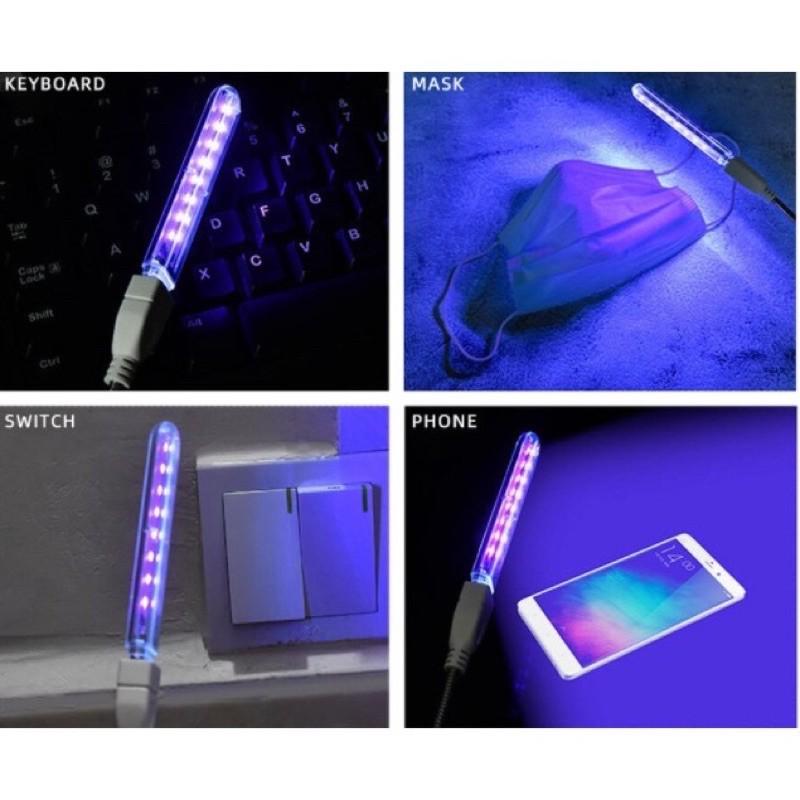 UV燈 UV 紫外線 USB LED燈 紫光 驗鈔燈 驗鈔筆 美甲燈 UV膠 紫外光 螢光燈 波長 390-450NM - 京弘網舖 ...