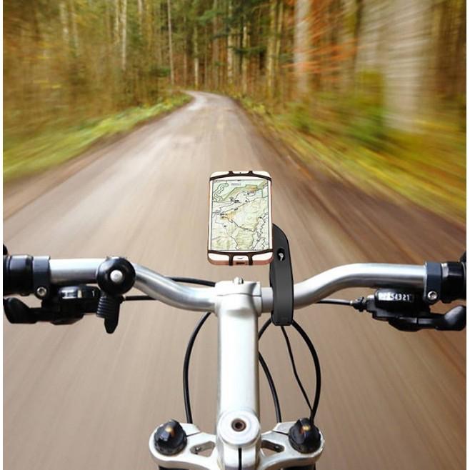 [摩托車腳踏車精品]印地安手機架 自行車 腳踏車 彈性矽膠穩固夾 電動摩托車架 山地車手機導航夾 導航手機支架 鎖定管狀-細節圖2