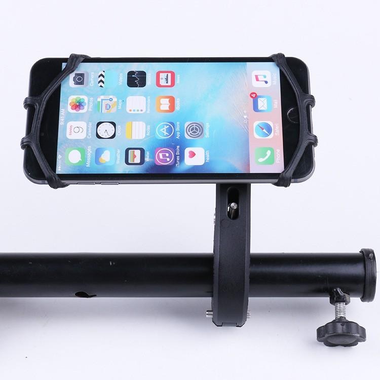 [摩托車腳踏車精品]印地安手機架 自行車 腳踏車 彈性矽膠穩固夾 電動摩托車架 山地車手機導航夾 導航手機支架 鎖定管狀-細節圖7