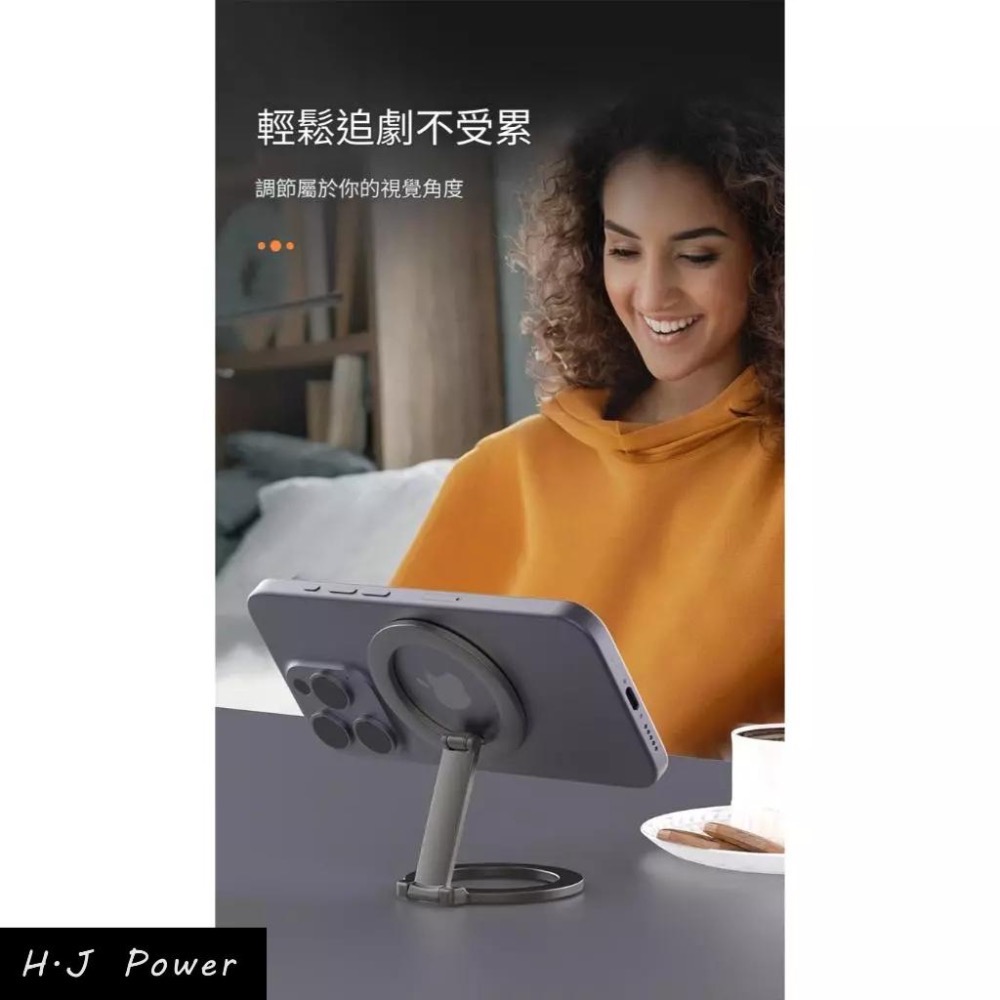 雙面強磁⚡️摺疊磁吸支架 iPhone16 指環磁吸支架 magsafe 16 Pro 旋轉磁圈手機架 冰箱磁吸手機架-細節圖9