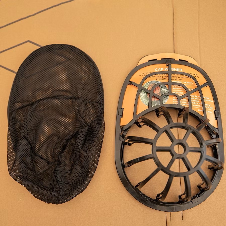 台灣 棒球帽洗帽袋 洗帽戴 洗衣袋帽子用 帽子架 洗帽架 防帽子變形器 帽子收納 護帽器 帽子清洗保護架 收納 清洗帽子-規格圖9