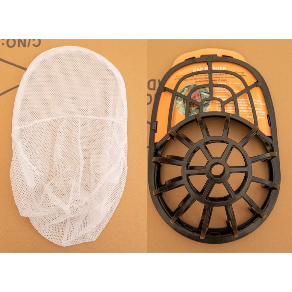 台灣 棒球帽洗帽袋 洗帽戴 洗衣袋帽子用 帽子架 洗帽架 防帽子變形器 帽子收納 護帽器 帽子清洗保護架 收納 清洗帽子-規格圖9
