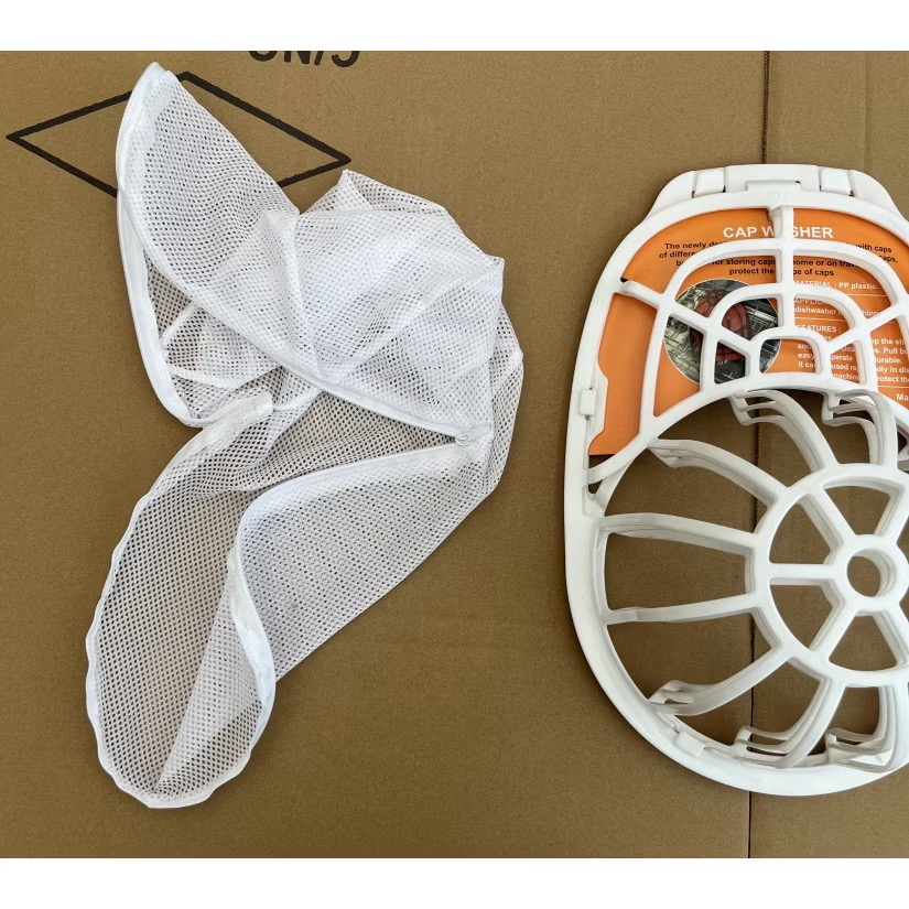 台灣 棒球帽洗帽袋 洗帽戴 洗衣袋帽子用 帽子架 洗帽架 防帽子變形器 帽子收納 護帽器 帽子清洗保護架 收納 清洗帽子-規格圖9