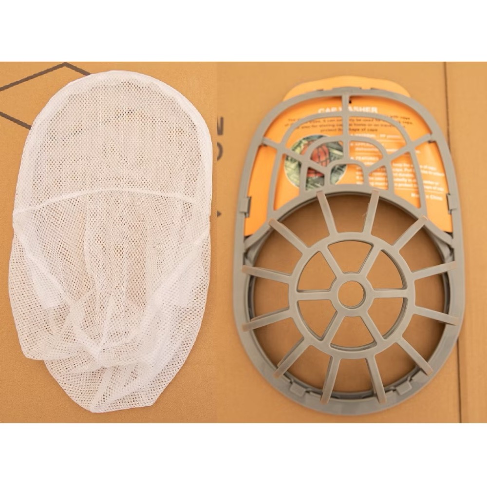 三合一洗帽器灰色+帽袋白色