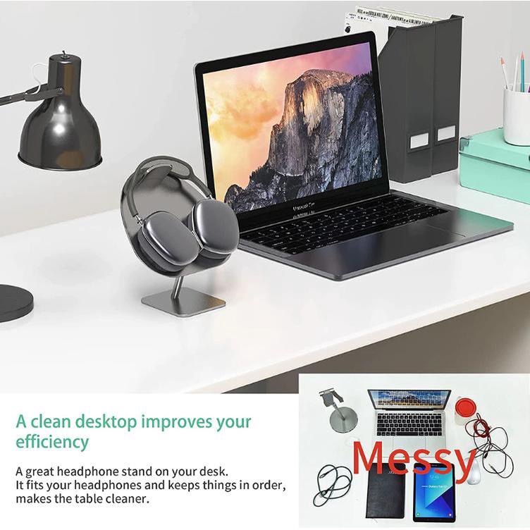 內置原廠睡眠模式 實現低耗電模式 高品質不銹鋼鋁合金耳機支架 耳機支架 台灣出貨WIWU耳機支架 Airpods Max-細節圖3