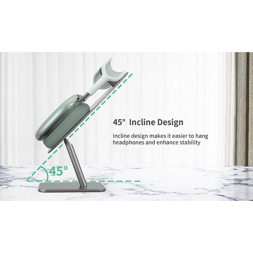 內置原廠睡眠模式 實現低耗電模式 高品質不銹鋼鋁合金耳機支架 耳機支架 台灣出貨WIWU耳機支架 Airpods Max-細節圖6