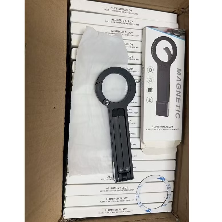 黑色-金屬登山Magsafe磁吸手機支架