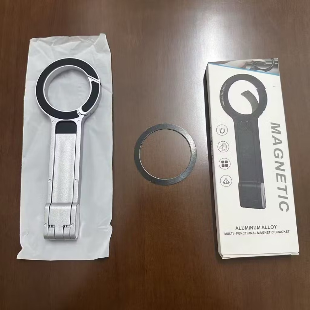 📱Magsafe磁吸手機支架｜便攜式多功能三腳架 🔥直播/拍照/追劇/登山必備 便攜式多功能直播拍照三腳架 可折疊登山扣-規格圖9