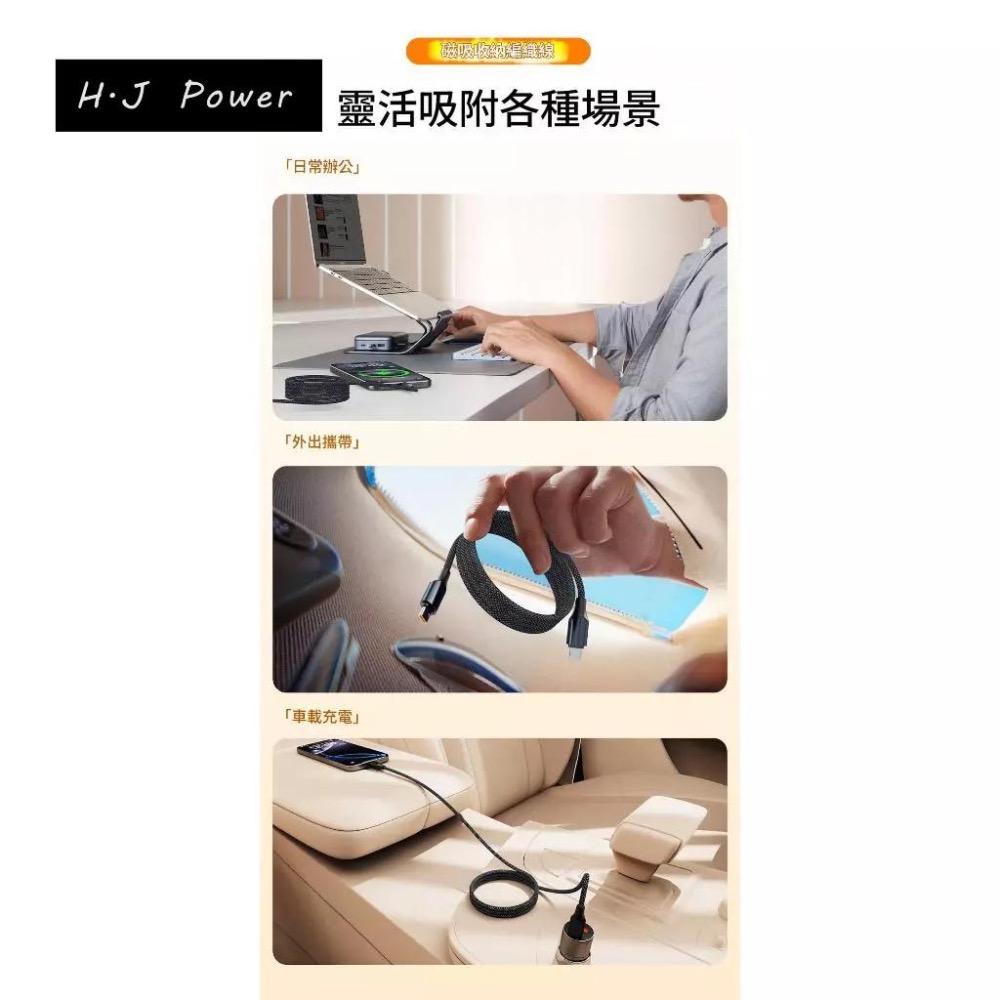 240W快充線5A480Mbps EPR協議SPR快充線 編織充電線 PD安卓Type-C手機數據線 QC磁吸式傳輸充電-細節圖6