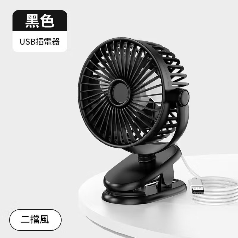 USB插電夾式/立式 迷你夾子風扇 二合一 電風扇 辦公桌面扇 宿舍大風力小電風扇 USB供電 寶寶推車風扇 宿舍風扇-規格圖9