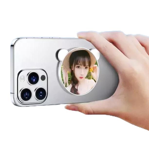 📸【新款藍芽升級】手機磁吸自拍鏡｜後置高清輔助神器｜Vlog必備｜直播反光鏡支架藍牙磁吸自拍鏡 magsafe自拍鏡-細節圖4
