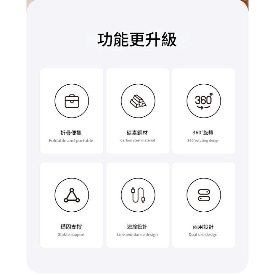 原廠 Magsafe配件磁吸支架 磁吸無線充 鋁合金 MFM 磁吸旋轉手機架 360度旋轉支架組 手機支架 摺疊無線-細節圖5