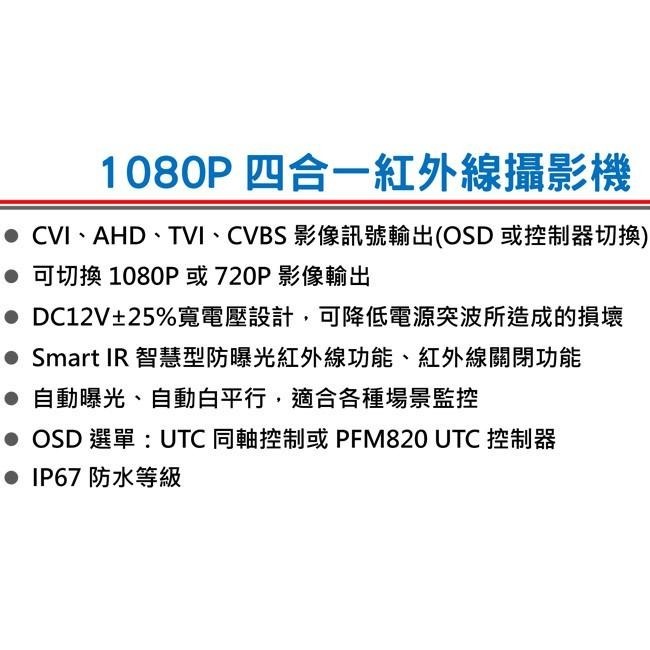 【經典系列-2MP】大華 Dahua DH-HAC-HFW1200RMN 2MP 四合一紅外線攝影機-細節圖3