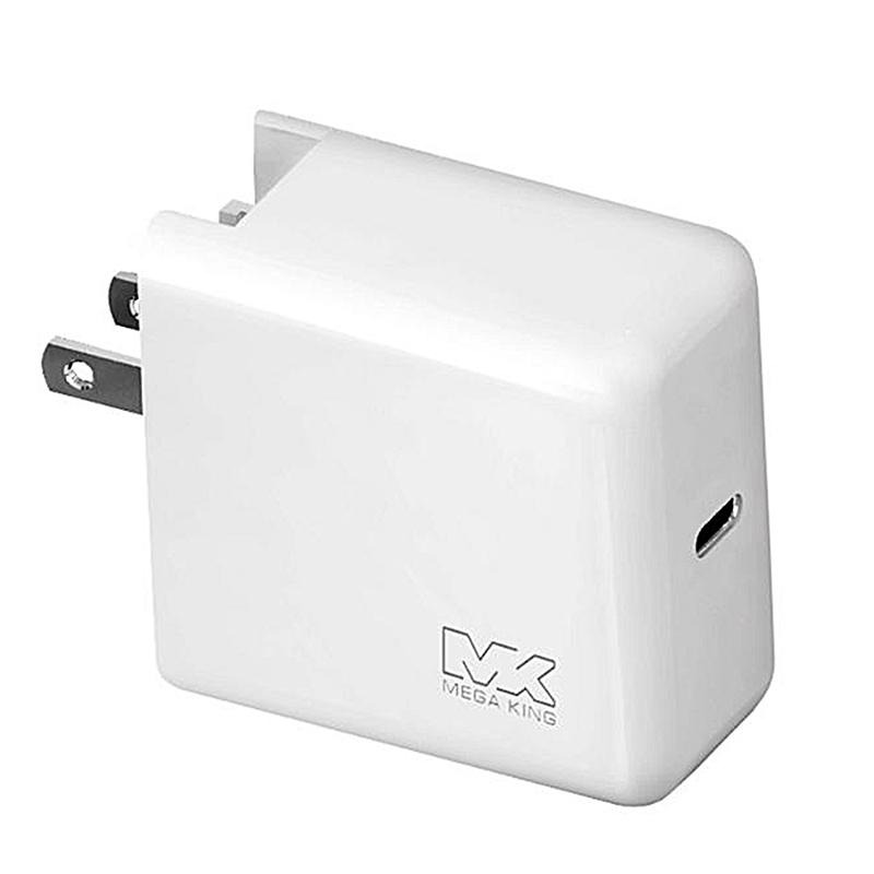《公司貨含稅》MEGA KING 65W氮化鎵PD快充旅充頭(適用APPLE iPhone/iPad/Air/MAC)-細節圖2