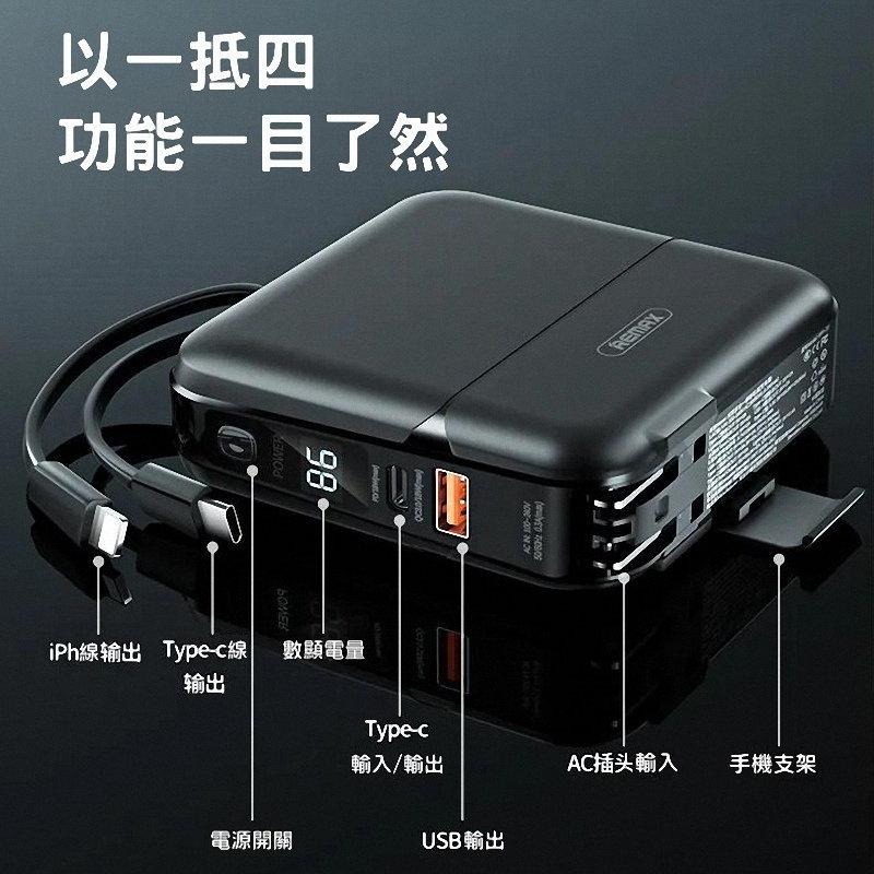 《公司貨含稅》Remax (RPP-20) 無界多功能合一行動電源15000mAh (台灣公司貨)-細節圖5