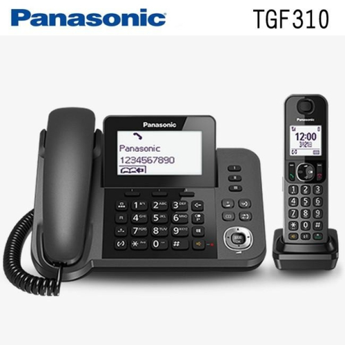 【公司貨含稅贈手機快充線】國際牌Panasonic KX-TGF310TWJ / KX-TGF310親子機無線電話福利品