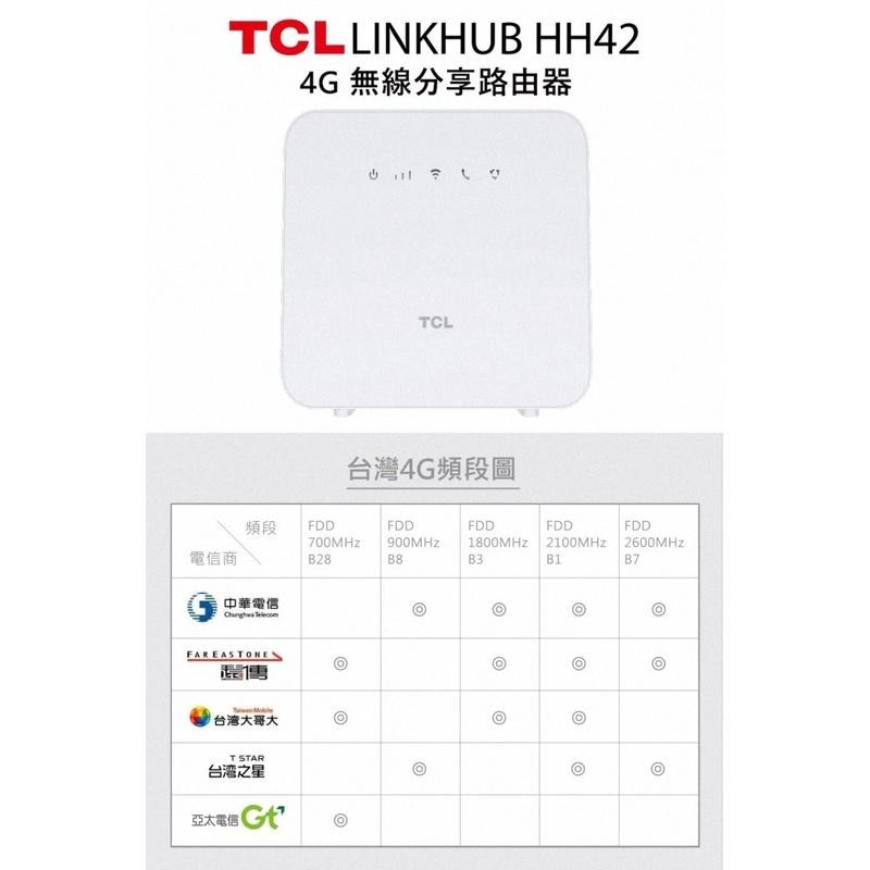 《公司貨含稅》TCL HH42 (4G-LTE/WiFi)無線分享路由器/行動/寬頻二合一路由器/可接話機~登錄延長保固-細節圖4