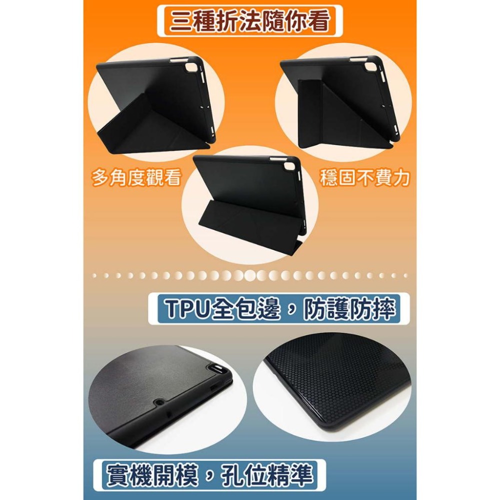 《公司貨含稅》CITY BOSS iPad 9 10.2吋三折平板保護套 (附Apple Pencil筆槽)-細節圖4