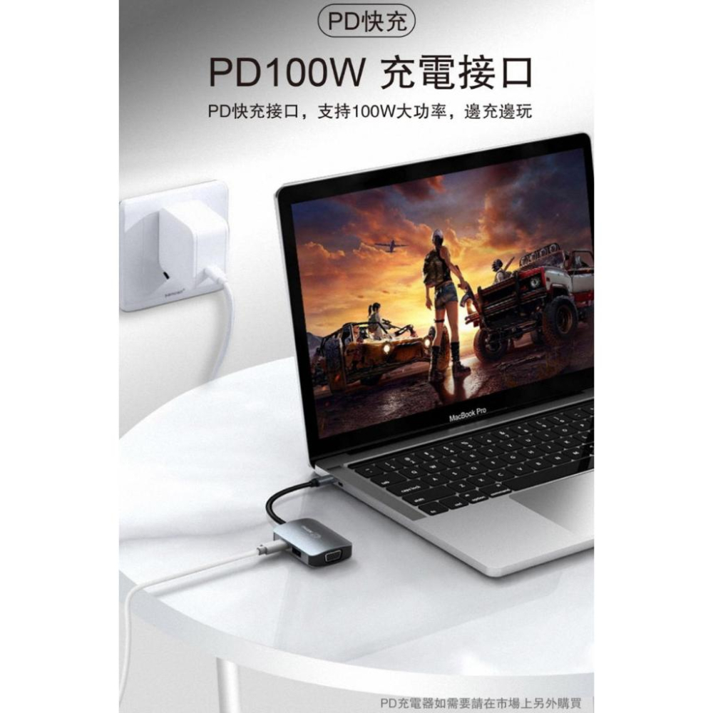 《台灣公司貨含稅》artmo USB-C 4in1 Hub VGA/HDMI 四合一多功能轉接器(帶線款)三年保固-細節圖6