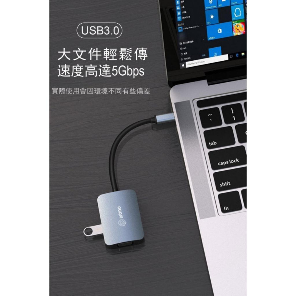 《台灣公司貨含稅》artmo USB-C 4in1 Hub VGA/HDMI 四合一多功能轉接器(帶線款)三年保固-細節圖8