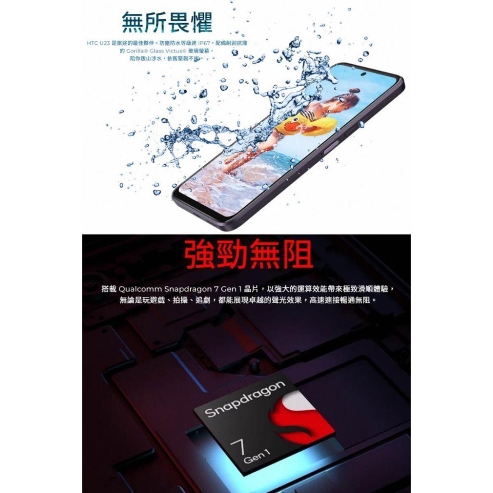 《公司貨含稅》HTC U23 (8G/128G) 6.7吋手機~2/4前登錄送HTC千元購物金-細節圖7