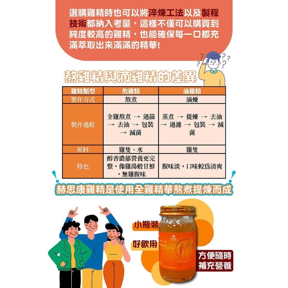 《公司貨含稅》【中油生技】赫思康Health Come 膠原雞精 豐富蛋白質及膠原蛋白-細節圖3