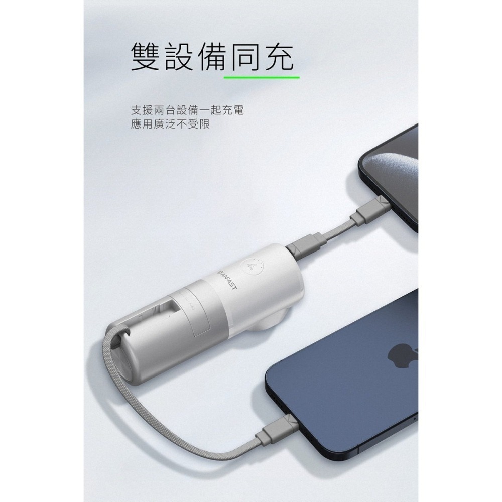 《公司貨含稅》ANFAST AF-P0520C USB多功能20W 5000mAh口袋寶行動電源~送C to C傳充線-細節圖4