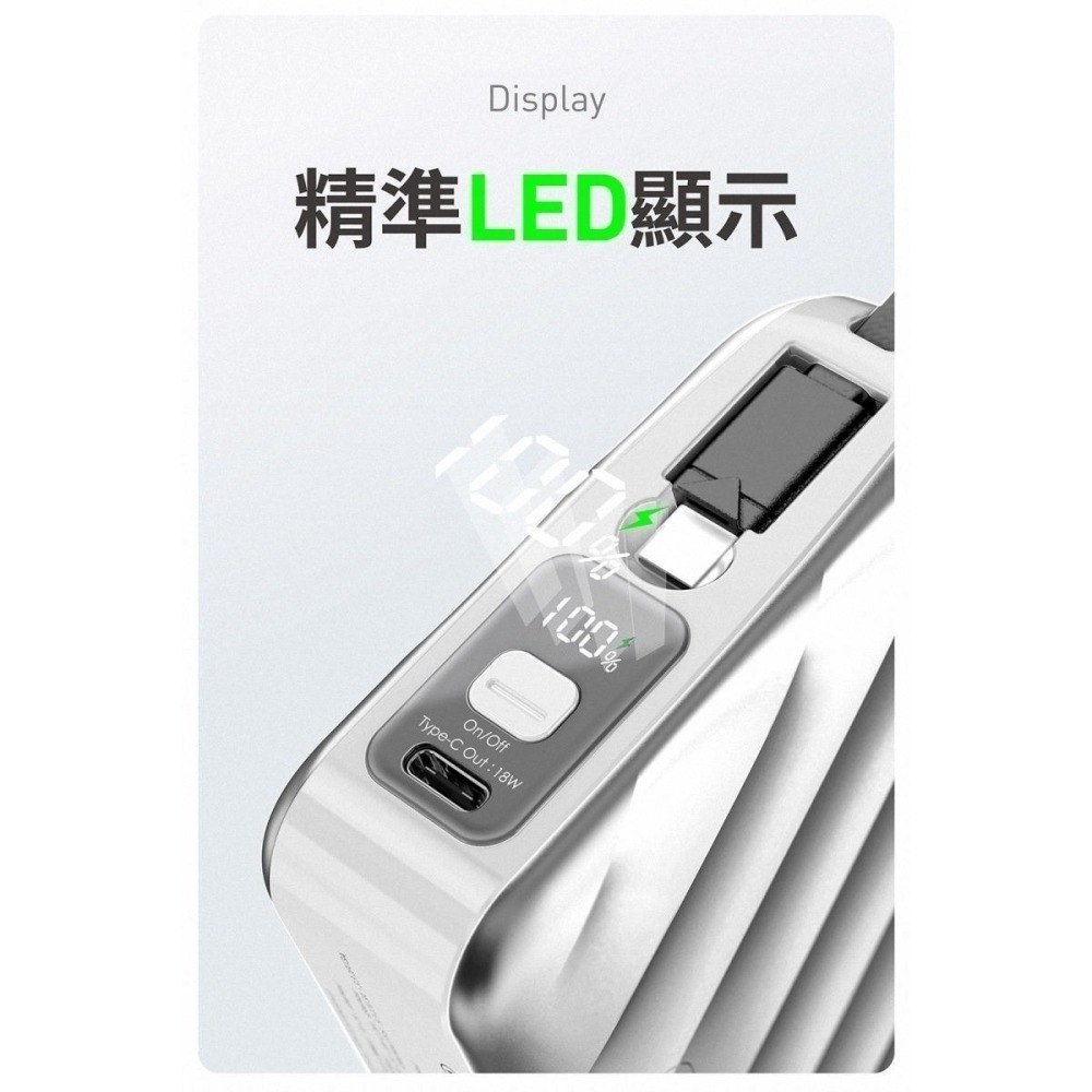 《公司貨含稅》ANFAST AF-P1545X 競電PD45W 15000mAh雙向快充線行動電源~送收納包-細節圖8