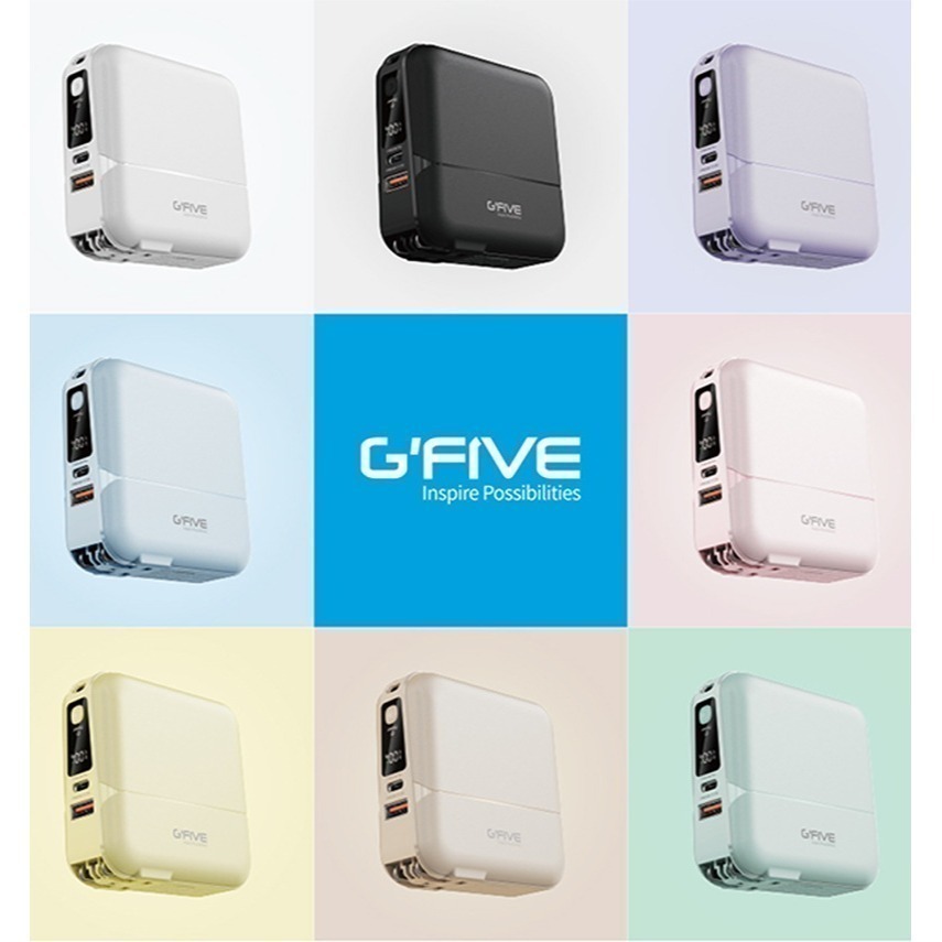 《公司貨含稅》G-FIVE 基伍 GP-W10P 勁量多功能快充行動電源15000mAh (附AC充電+自帶線)-細節圖8