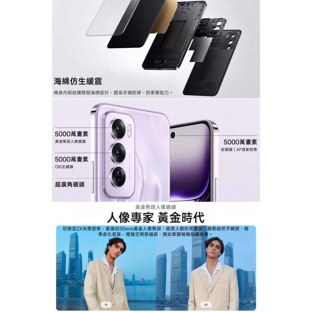 《公司貨含稅》OPPO Reno12 Pro 5G CPH2629 內含保貼/殼~送T12藍芽耳機+ONAIR行動電源-細節圖8