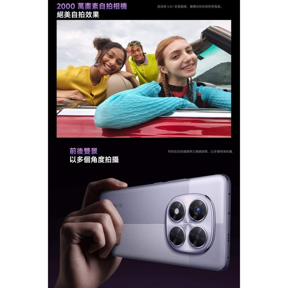 《公司貨含稅》小米/紅米 Redmi Note 14 Pro 5G (12G/256G) 6.67吋二億相機輕旗艦手機-細節圖6