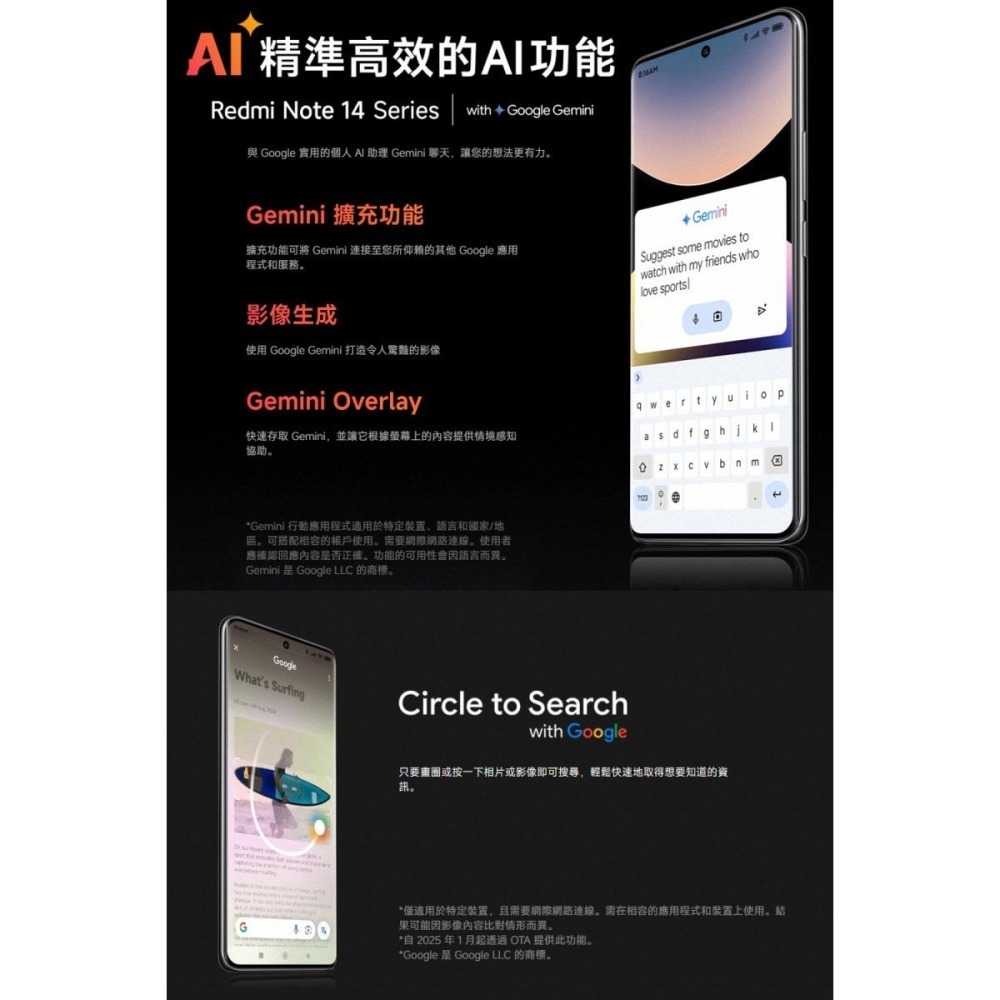 《公司貨含稅》小米/紅米 Redmi Note 14 Pro 5G (12G/256G) 6.67吋二億相機輕旗艦手機-細節圖10
