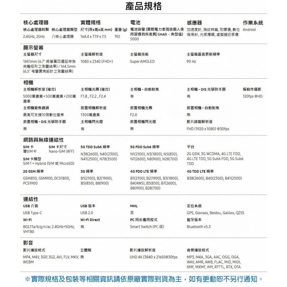 《公司貨含稅》SAMSUNG Galaxy A17 5G (8G/128G) 6.7吋智慧型手機-細節圖8