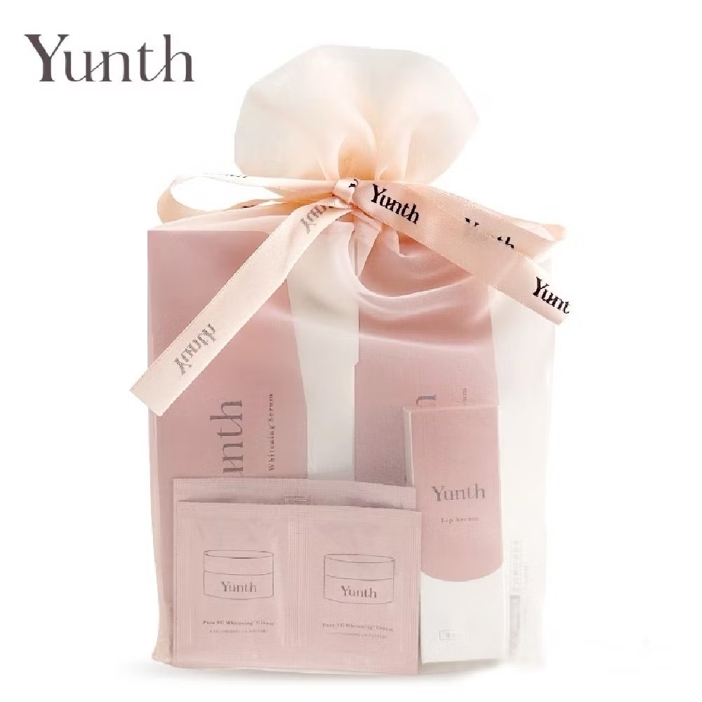 Yunth美容液聖誕套裝 ｜純原維生素C美白精華液28入x2 唇用美容液8gx1 小樣x4 日本美白精華 @cosme-規格圖9