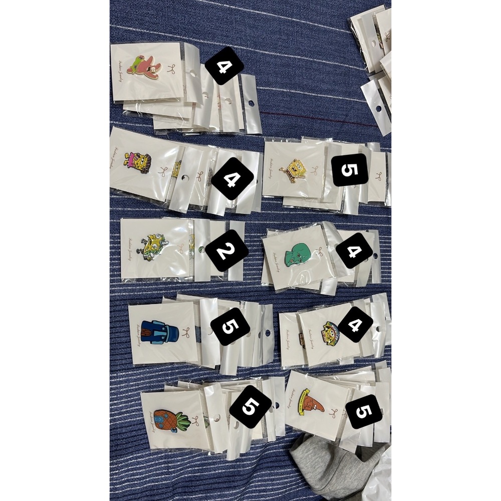 海綿寶寶胸針（內有現貨圖片）-細節圖6