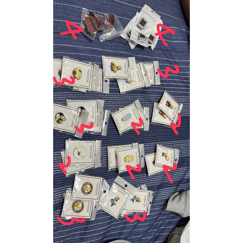 辛普森胸針（現貨，內有庫存照）-細節圖4